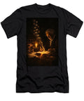 Old Scholar in Candlelit Study Ego Crash T-Shirt
