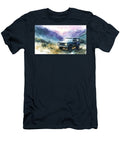 Old Truck in Mountain Landscape Ford Bronco Ill Destiney Sullivan T-Shirt
