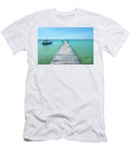 Old Wooden Pier on the Beach Cambodia Delphimages Photo Creations T-Shirt