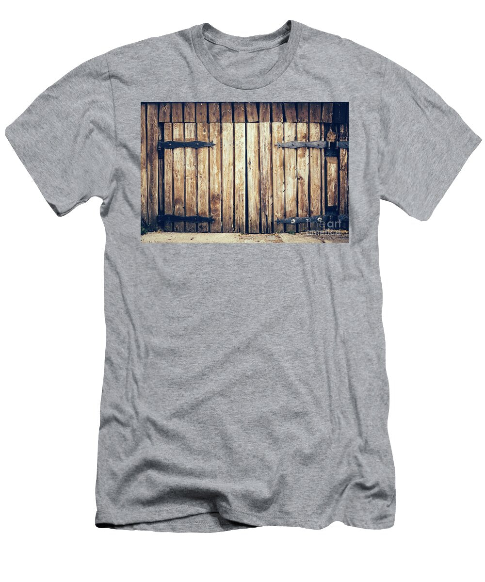 Old Wooden Vintage Grunge Door Michal Bednarek T-Shirt