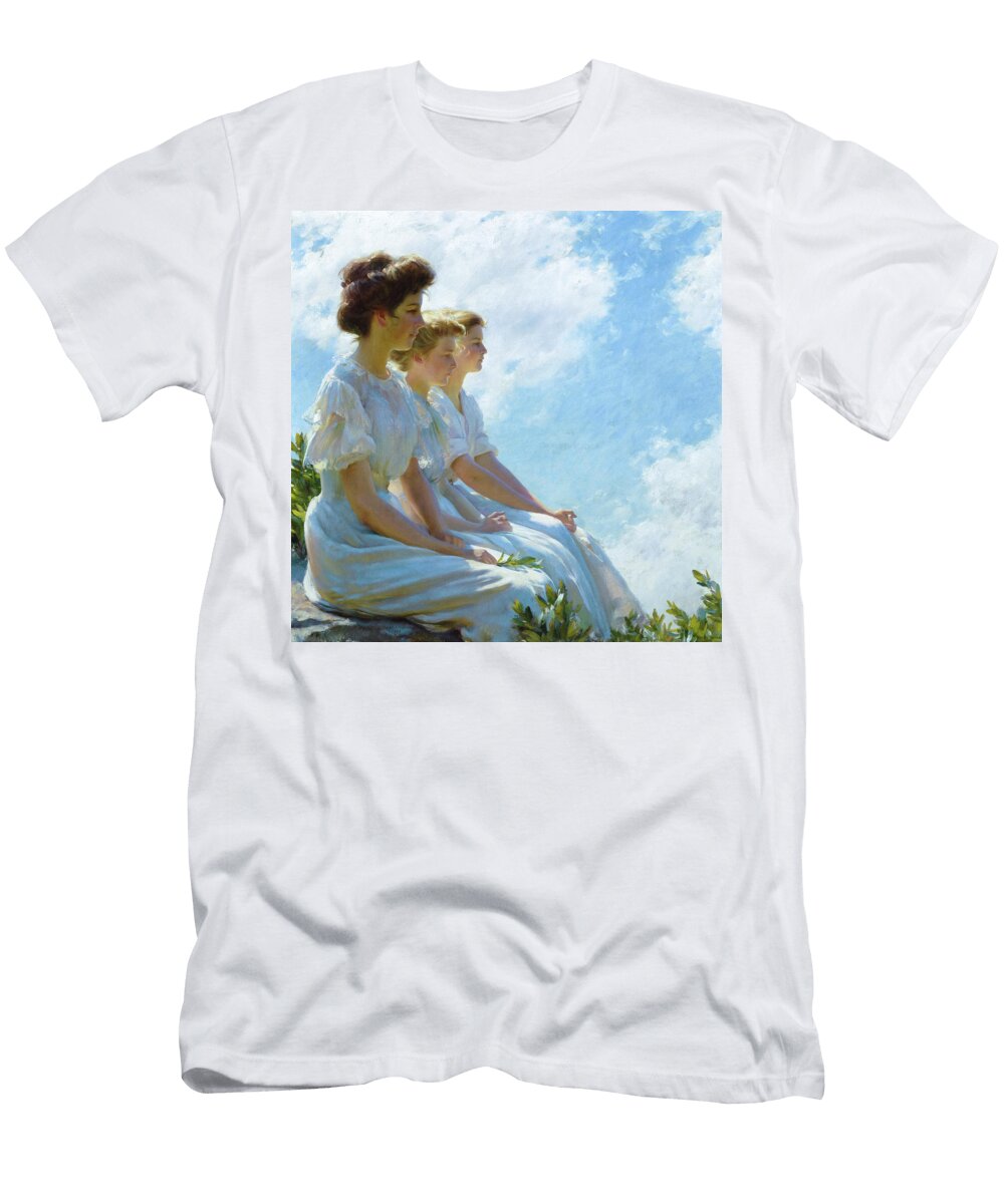 On the Heights 1861 1942 Charles Courtney Curran T-Shirt