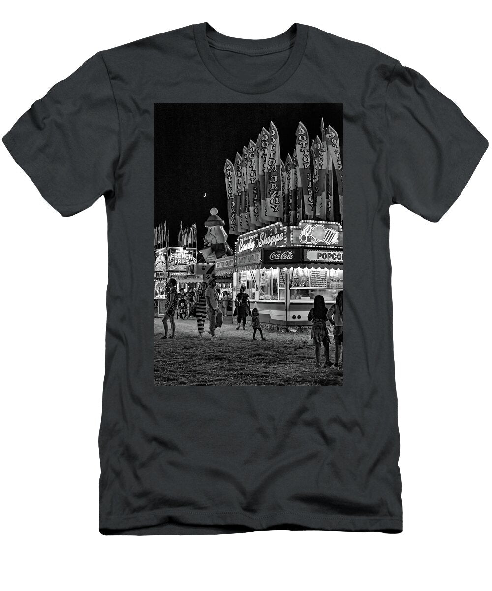 On the Midway Temptations of the Night 3 Bw Steve Harrington T-Shirt