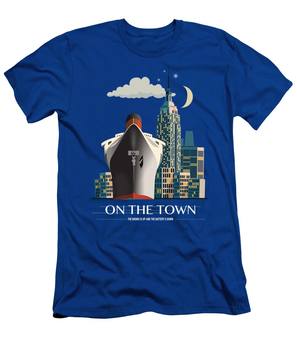 On the Town Alternative Movie Poster Movie Poster Boy T-Shirt