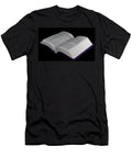 Open Bible to Psalm 118 Isolated on a Black Background Alexandr Grichenko T-Shirt