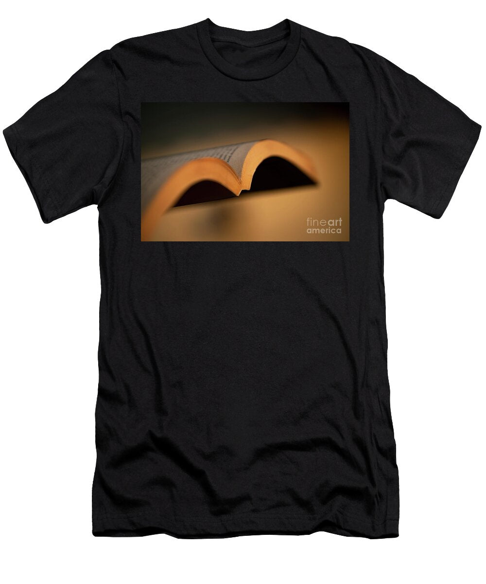 Open Book in Golden Light Anna Om T-Shirt
