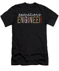 Operations Engineer Leopard Print Funny Appreciation Jensen Cena T-Shirt