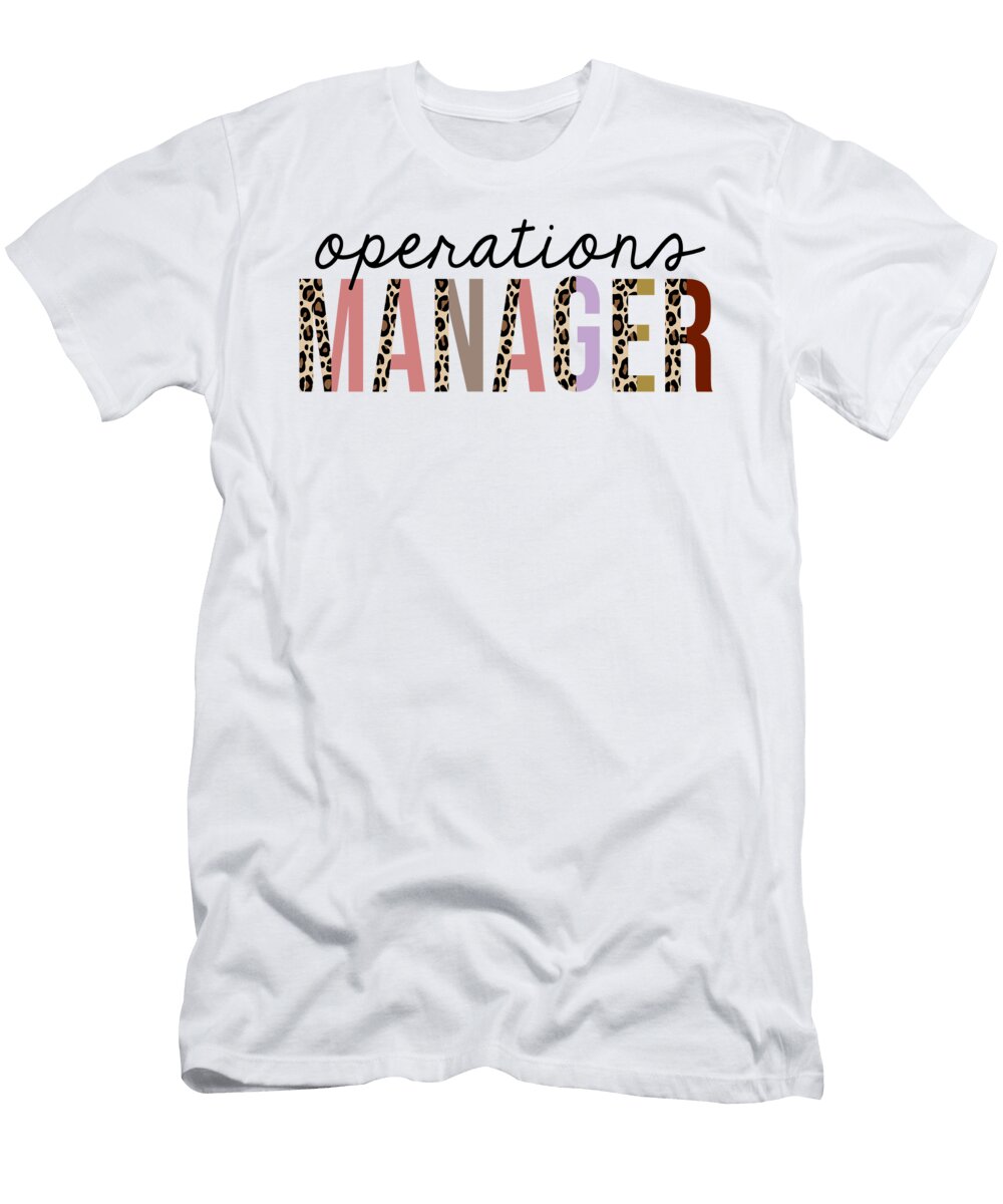 Operations Manager Leopard Print Funny Jensen Cena T-Shirt