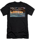 Orange Bracket Fungi Along a Log Douglas Barnett T-Shirt