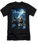 Orange Tabby Cat Moonlight Cinema Matthias Hauser T-Shirt
