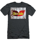 Ore Ida Brand Logo Peeling Paint on Wood Wall Design Turnpike T-Shirt
