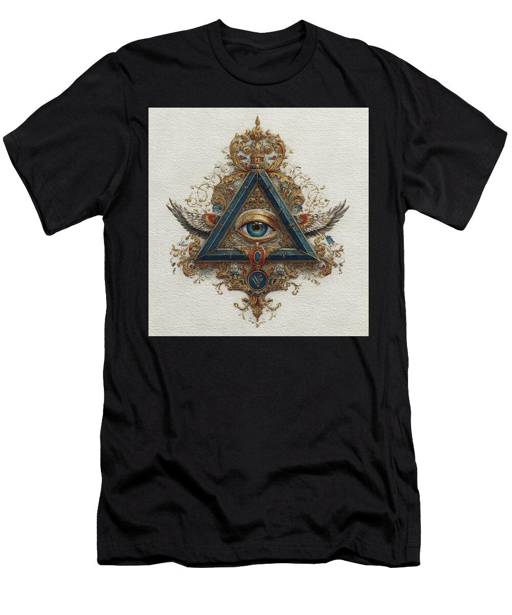 Ornate Masonic Eye of Providence Pierre Blanchard T-Shirt