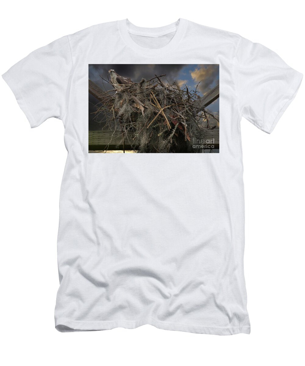 Osprey Protecting the Nest Dale Powell T-Shirt