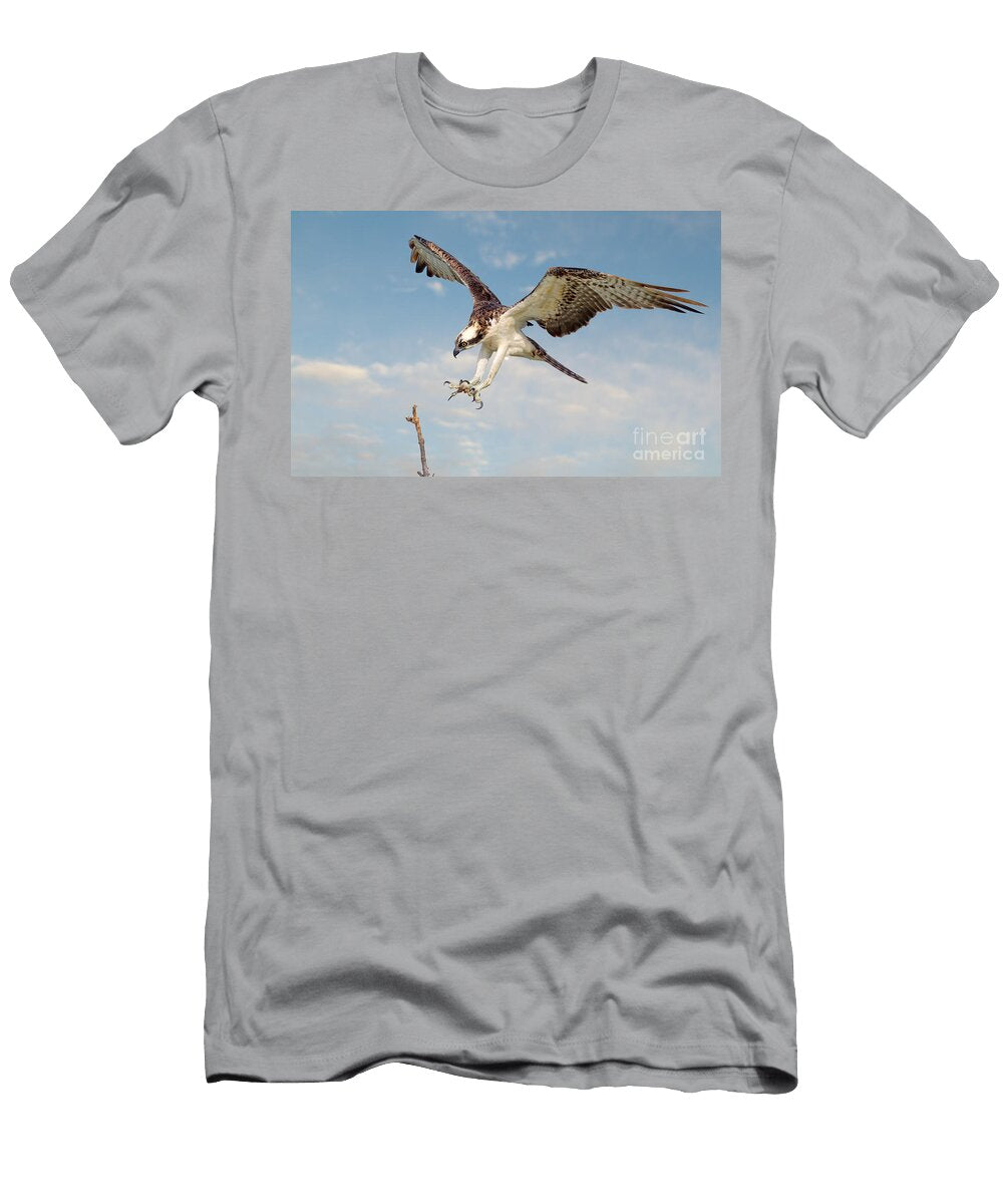 Osprey with Talons Extended Jerry Fornarotto T-Shirt