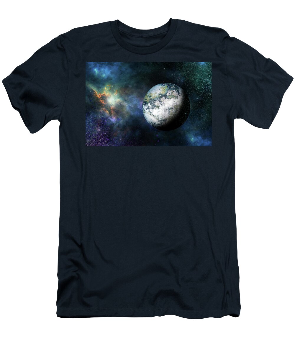 Outer Space the Final Frontier Peggy Collins T-Shirt