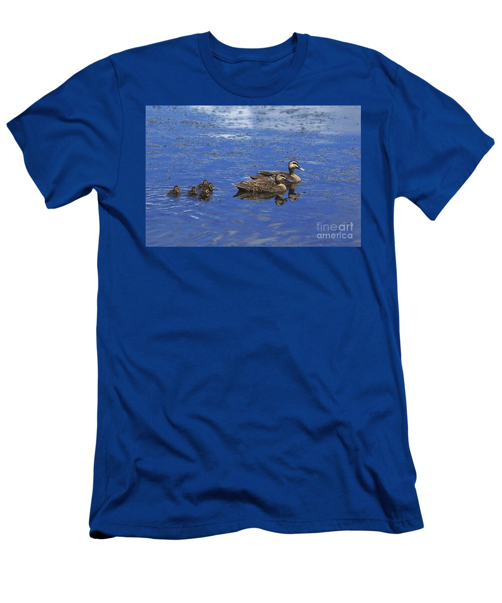 Pacific Black Duck Anas Superciliosa Gerard Lacz T-Shirt
