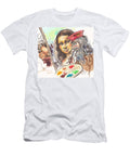 Painting Mona Lisa Shelley Matheis T-Shirt