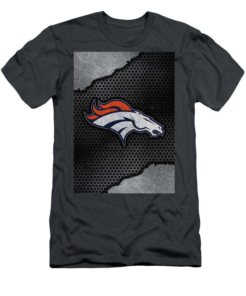 Painting National Football League Denver Broncos Leith Huber T-Shirt