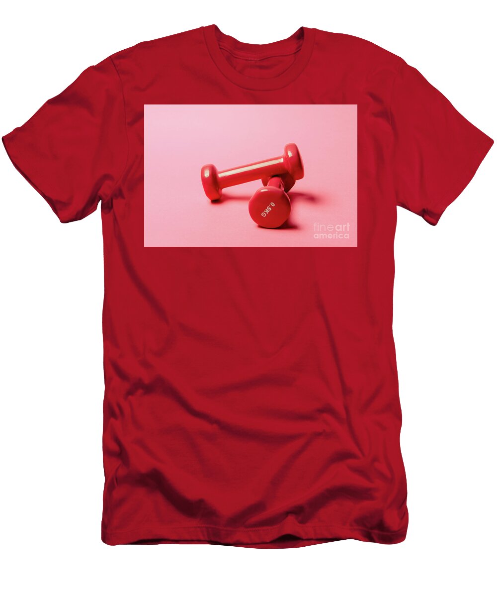 Pair of Red 05 Kg Dumbbells Andrzej Wilusz T-Shirt