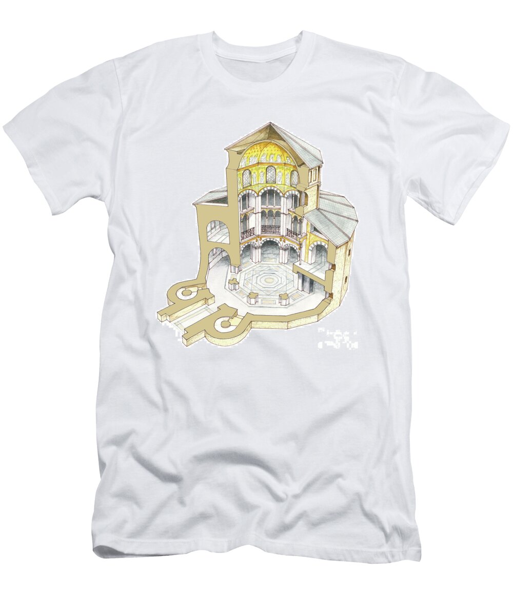 Palatine Chapel Aachen Germany Fernando Aznar Cenamor T-Shirt