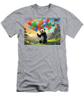 Panda Bear with Colorful Balloons Jon Fennel T-Shirt