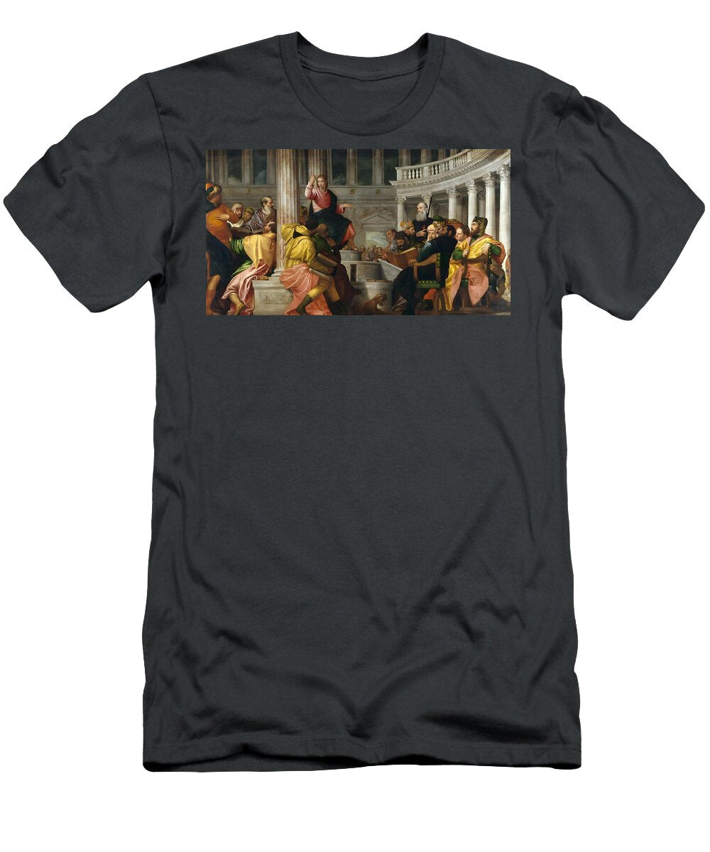 Paolo Veronese Jesus Entre Los Doctores Paolo Veronese T-Shirt