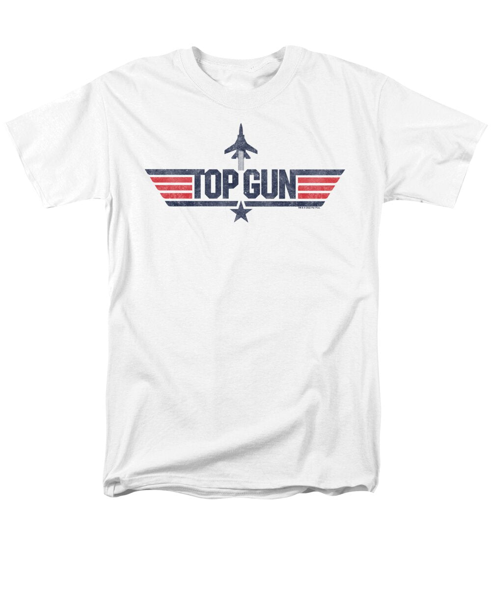 Paramount Top Gun Logo White Brand a T-Shirt