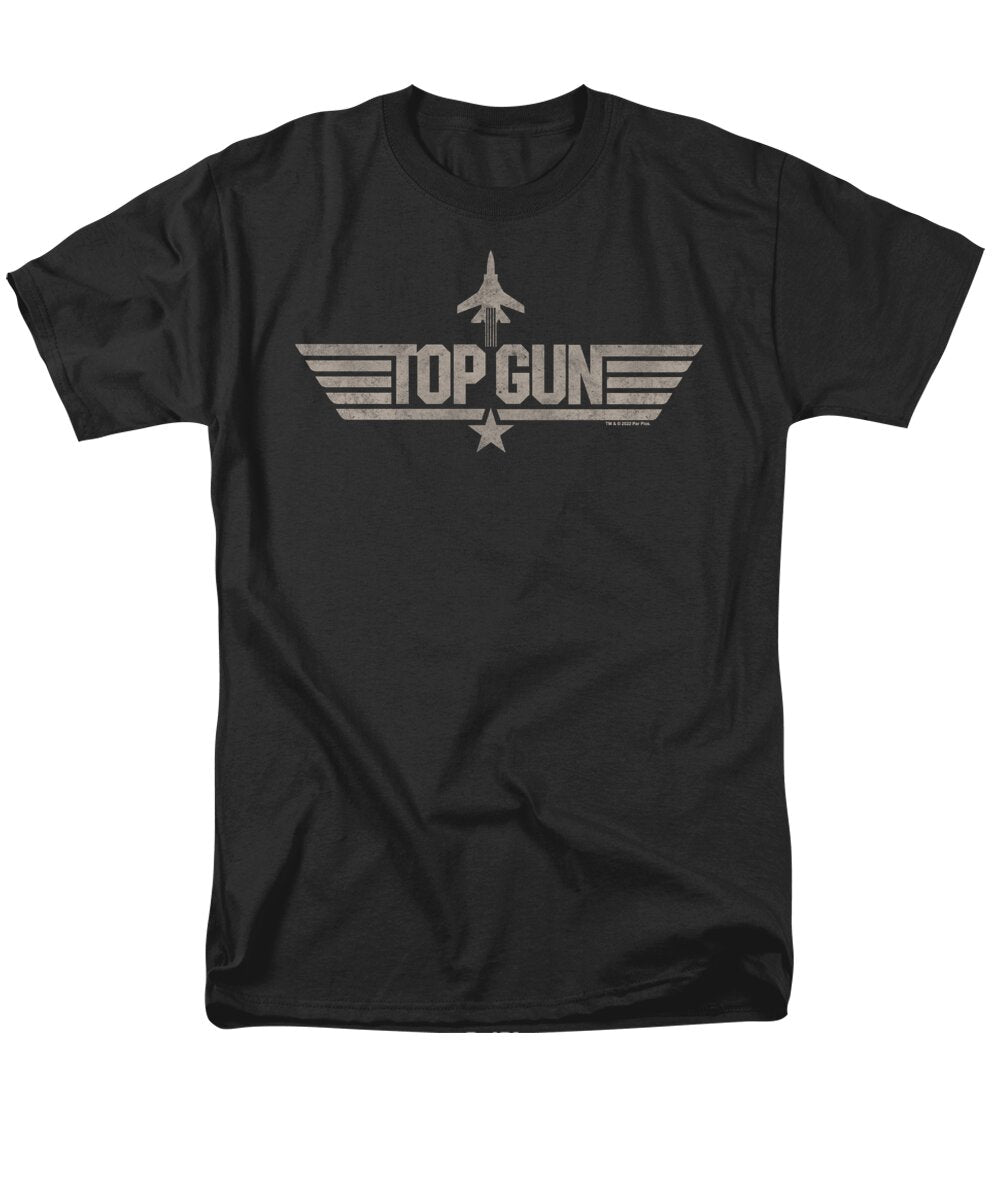 Paramount Top Gun Monotoned Logo Brand a T-Shirt