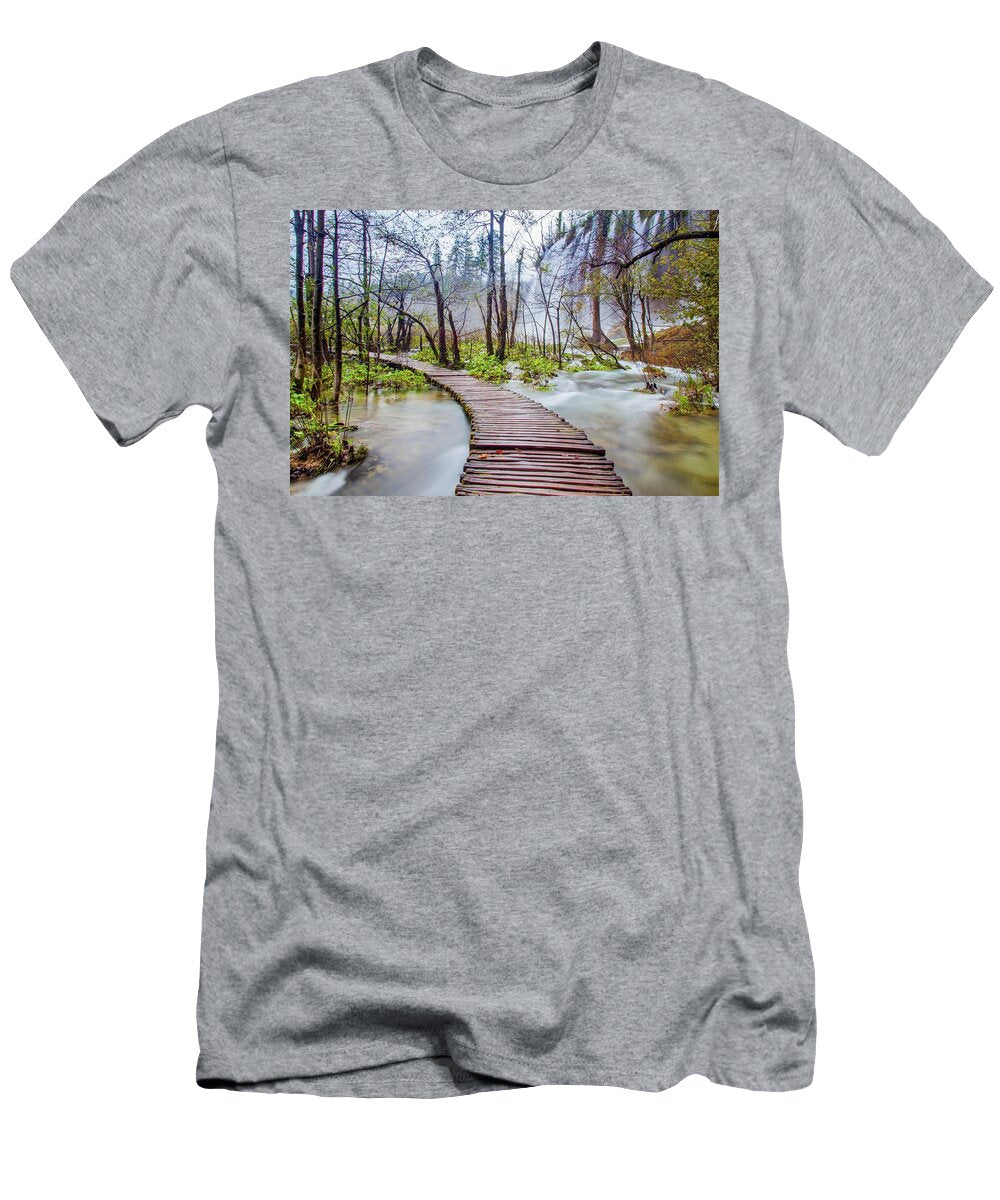 Pathway in the Woods Lucie Debelkova T-Shirt