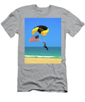 Patriotic Beach Landing in Ocean City Expressionism Bill Swartwout T-Shirt