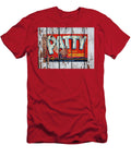 Patty Seasoned Vegetables Vintage Logo on Peeling Paint Wall Design Turnpike T-Shirt