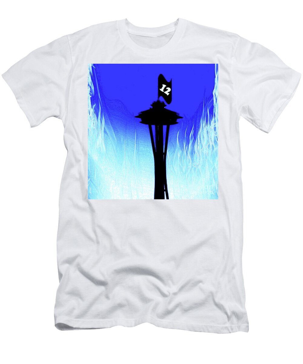 Paul Allen Seahawks Salute At the Space Needle Eddie Eastwood T-Shirt