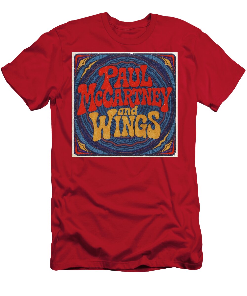 Paul Mccartney and Wings Cover Esoterica Art Agency T-Shirt