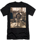Peary on the Deck of the Roosevelt 1908 Silver Print Photograph American Photographer T-Shirt