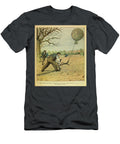 Peasants Battle Eugene Sergeants Grenest At Night Saint Georges for an Observation Balloon Engraving Louis Charles Bombled T-Shirt