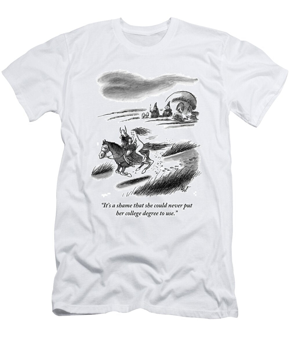 Peasants Talk About a Naked Woman Riding Frank Cotham T-Shirt