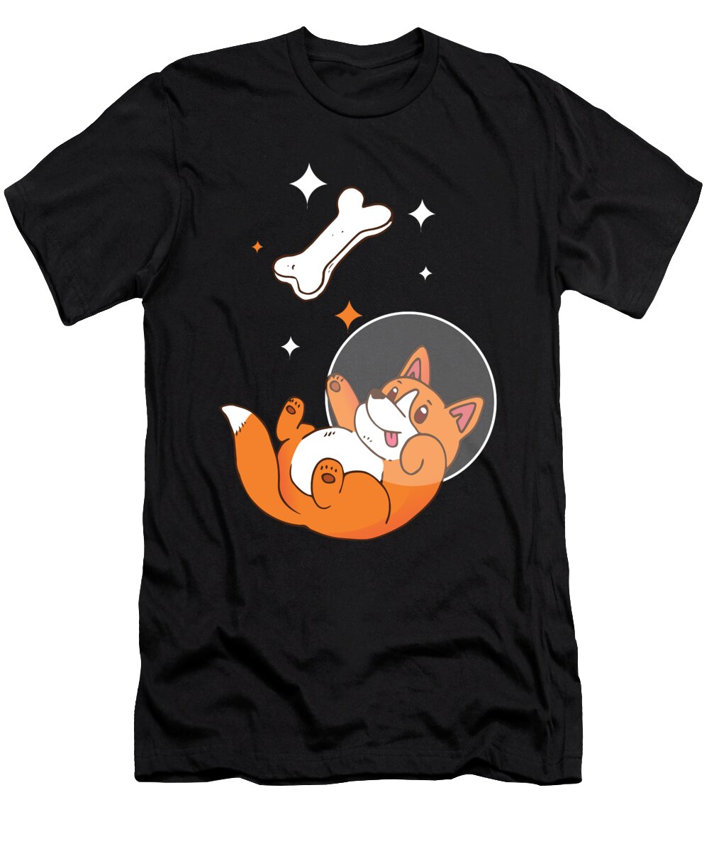 Pembroke Welsh Corgi Space Dog Owner Pet Animal Gift Thomas Larch T-Shirt