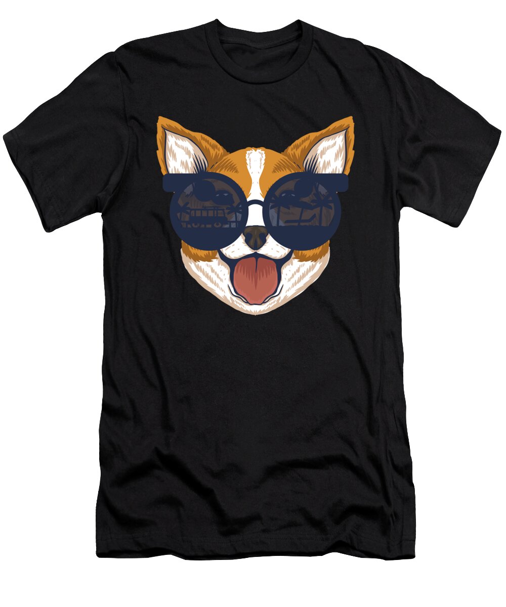 Pembroke Welsh Corgi Sunglasses Dog Owner Vacation Gift Thomas Larch T-Shirt