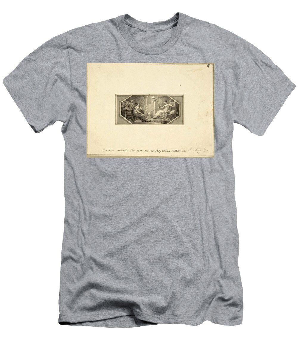 Pericles Attends the Lectures of Aspasia Edward Francis Burney T-Shirt
