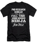 Phd Research Scholar Ninja Job Gift Item Shi Hu Kang T-Shirt