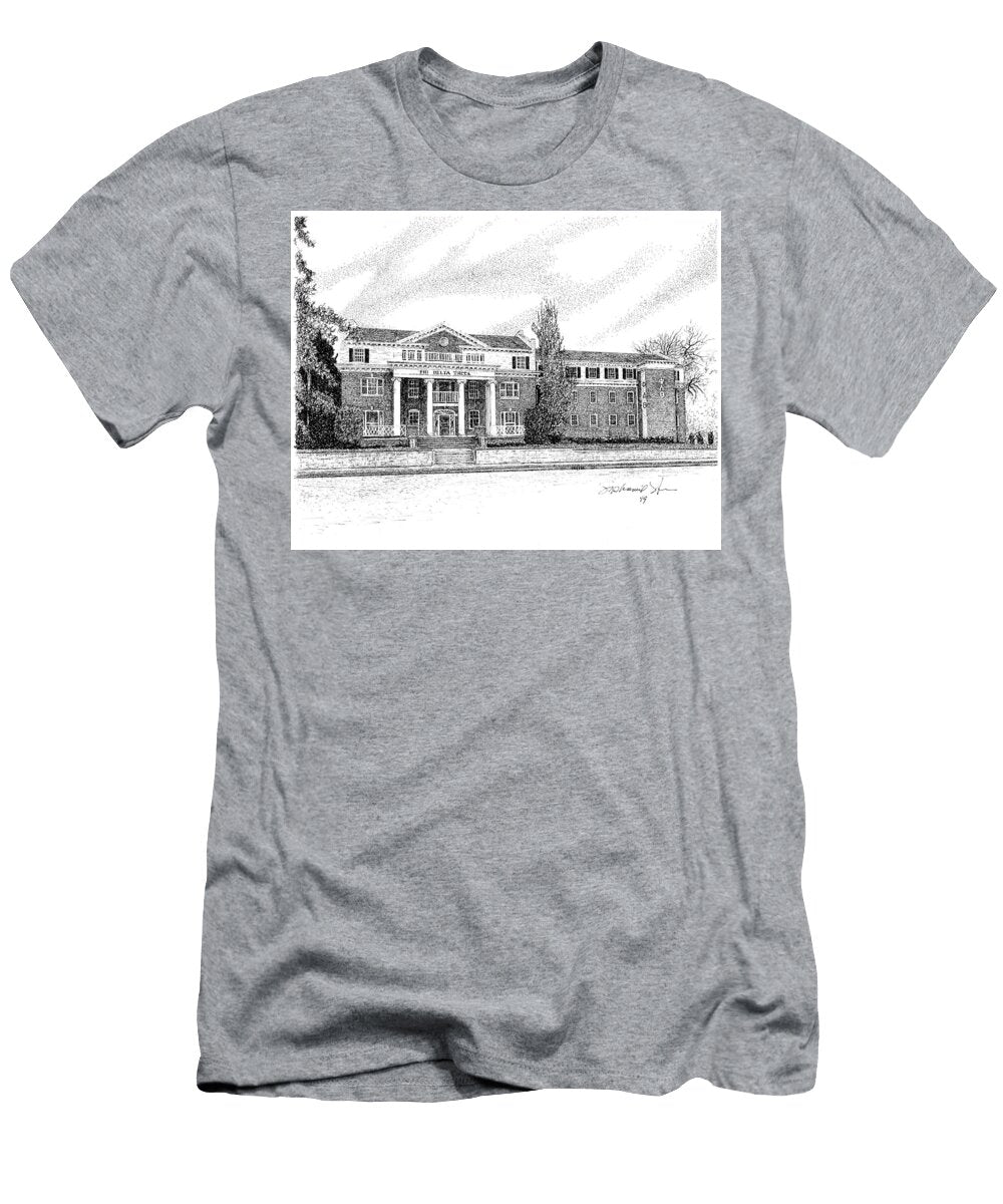 Phi Delta Theta Fraternity House Purdue University West Lafayette Indiana Stephanie Huber T-Shirt