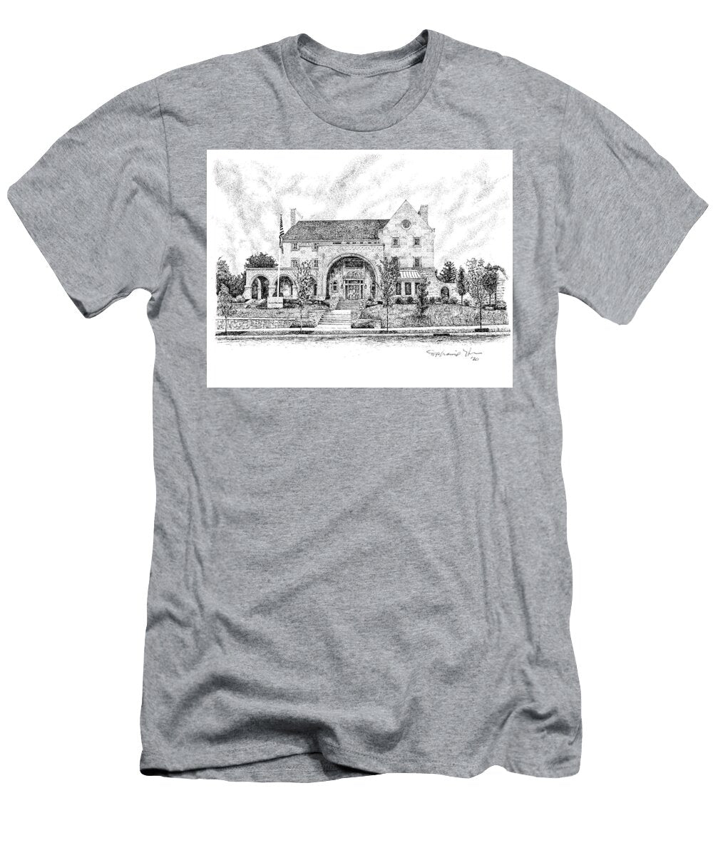 Phi Gamma Delta Fraternity House Indiana University Bloomington Indiana Stephanie Huber T-Shirt