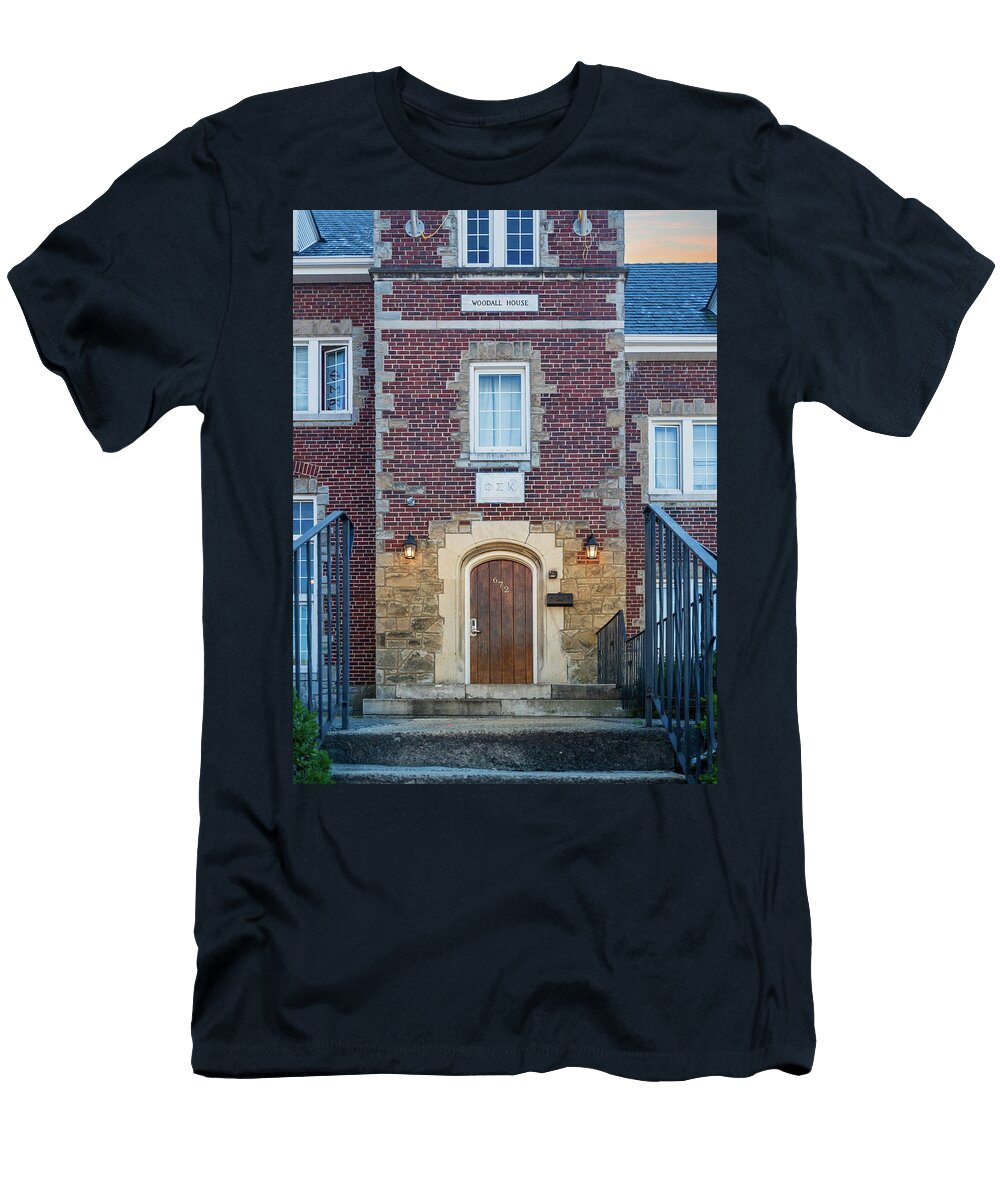 Phi Sigma Kappa Woodall House Entrance At West Virginia Universi Steven Heap T-Shirt