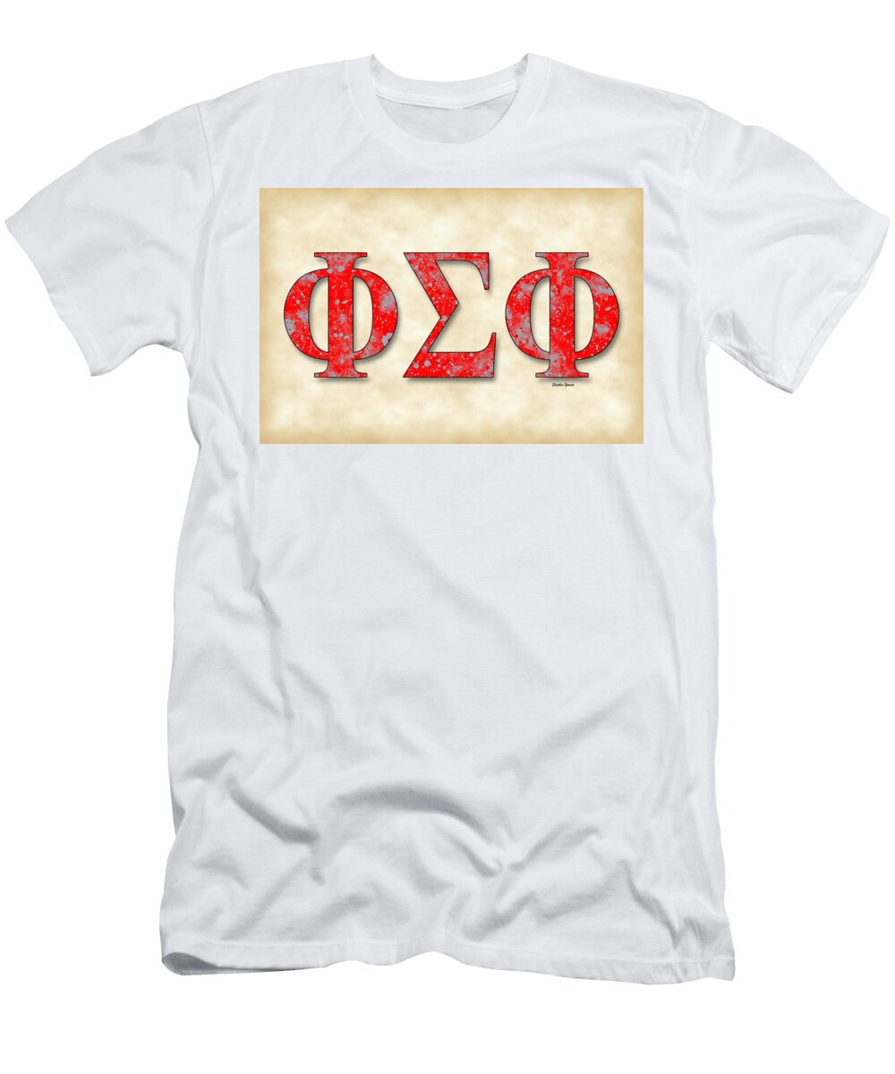 Phi Sigma Phi Parchment Stephen Younts T-Shirt