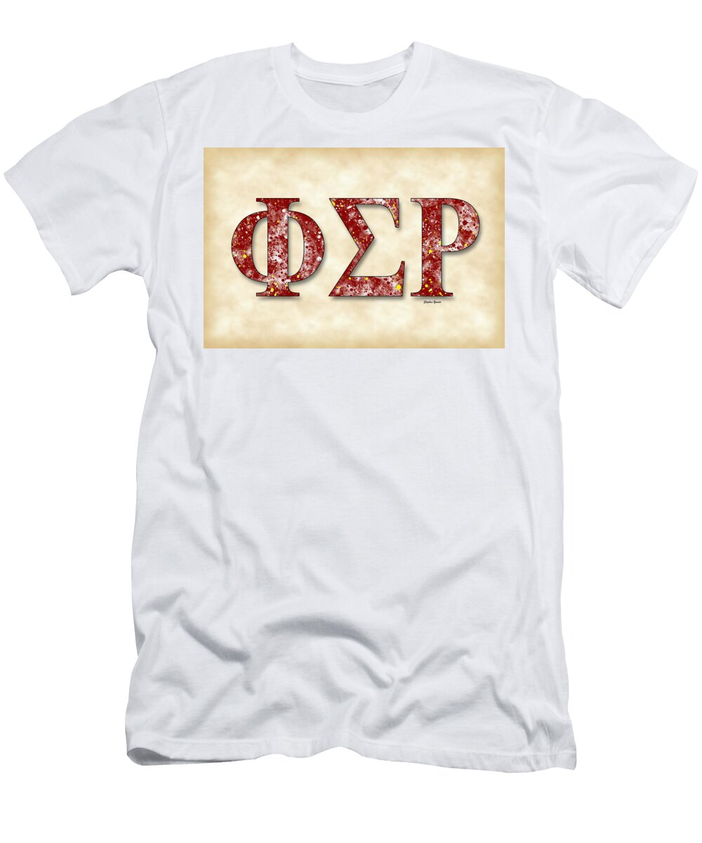 Phi Sigma Rho Parchment Stephen Younts T-Shirt