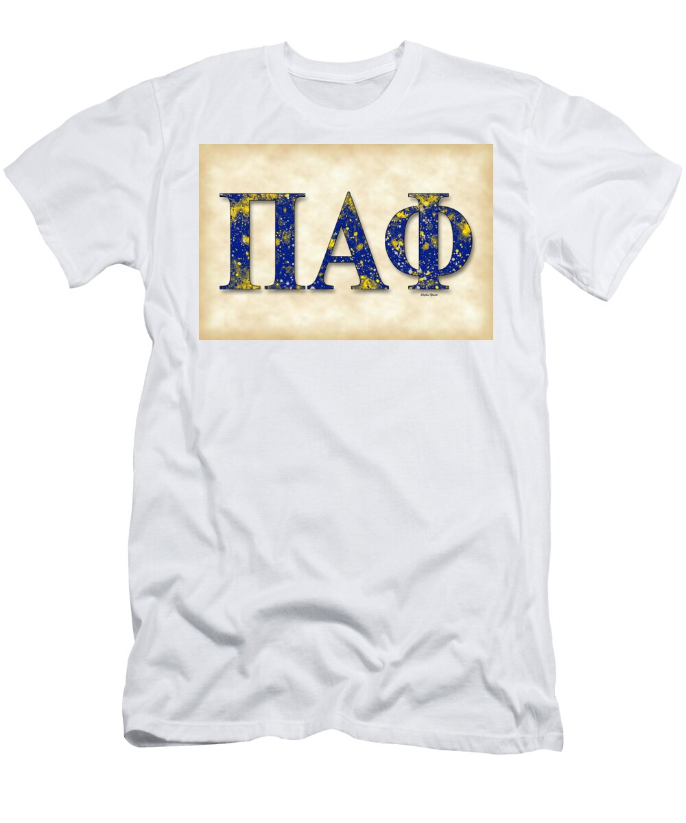 Pi Alpha Phi Parchment Stephen Younts T-Shirt
