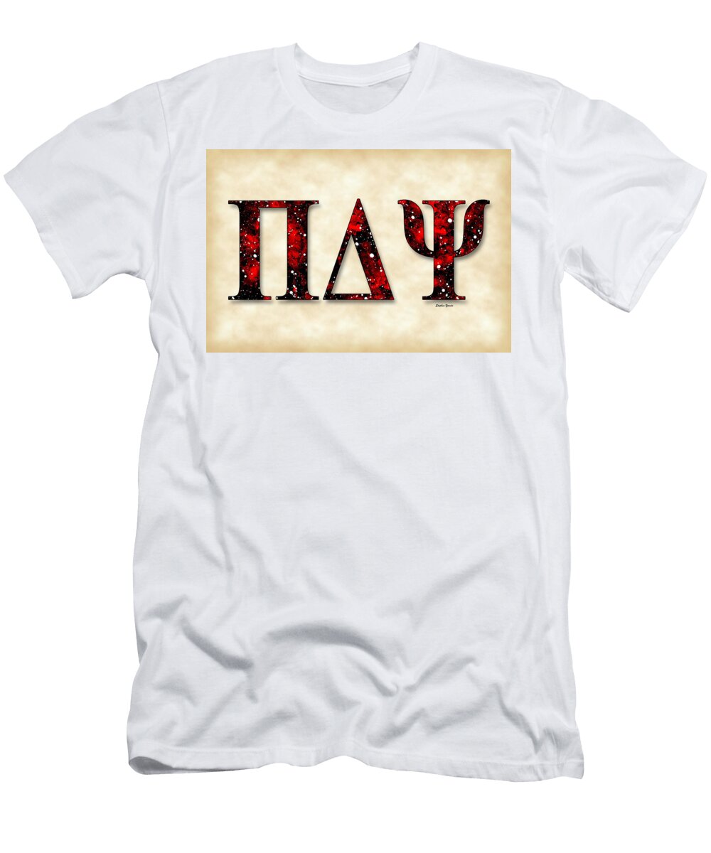 Pi Delta Psi Parchment Stephen Younts T-Shirt