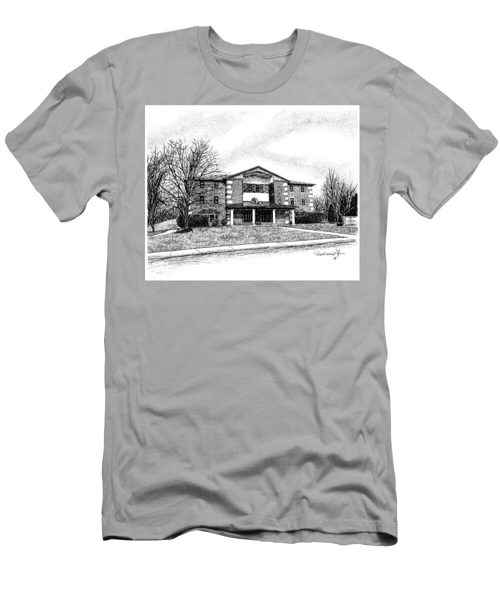 Pi Kappa Phi Fraternity House Indiana University Bloomington Indiana Stephanie Huber T-Shirt