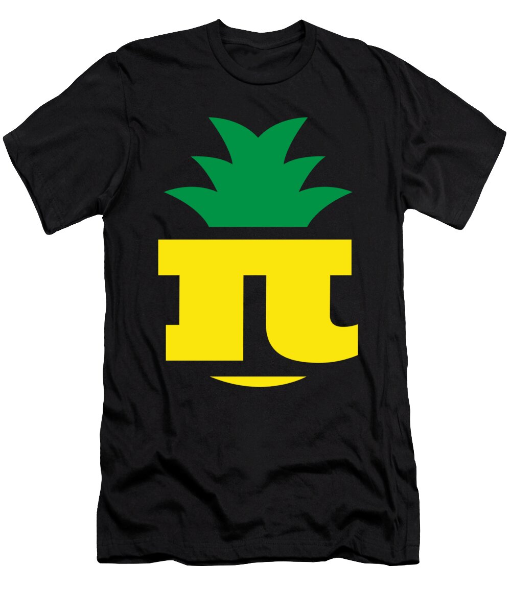 Pi Pineapple Fruits Maths Mooon T-Shirt