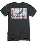 Piedmont Airways Vintage Logo on Peeling Paint Wood Wall Design Turnpike T-Shirt