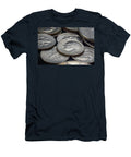 Pile of Dime Coins Macro Shot Black Background Shining Pablo Avanzini T-Shirt